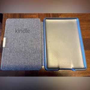 Kindle Paper-white Navy Blue Leather Case